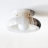 Foto para 10" Piedra Tala B+W Onyx Brushed Brass 1-Light Flush Mount Ceiling Light