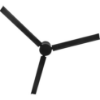 Foto para 72" Indy Matte Black Flush Ceiling Fan